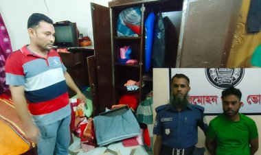 লালমোহনে শিক্ষা অফিসের হিসাব সহকারীর বাসায় চোরের দল