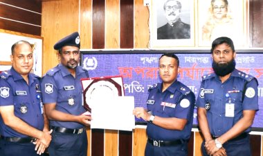 আবারো ভোলা জেলায় শ্রেষ্ঠ ওসি মুরাদ