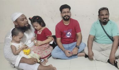 আন্তরিকতার টানে কর্মচারীর বাড়িতে ছুটে এলেন সৌদির দুই ভাই