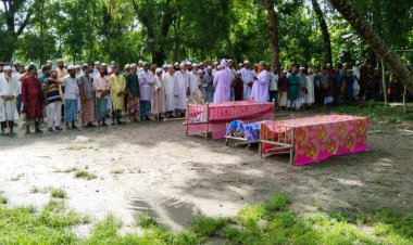 এক সঙ্গে দাফন করা হলো মা-মেয়ের লাশ