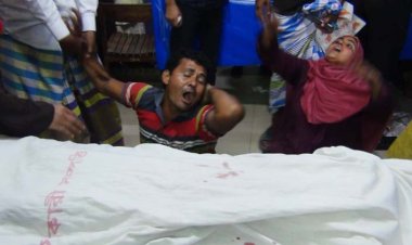 সড়কে জীবন শেষ বাবা-ছেলের