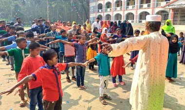 লালমোহনে প্রতিবন্ধী শিশুদের ক্রীড়া প্রতিযোগিতা অনুষ্ঠিত