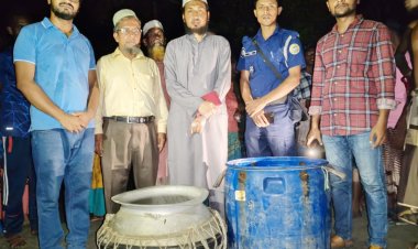 লালমোহনে চিংড়ির ৫০ লাখ রেণু জব্দ