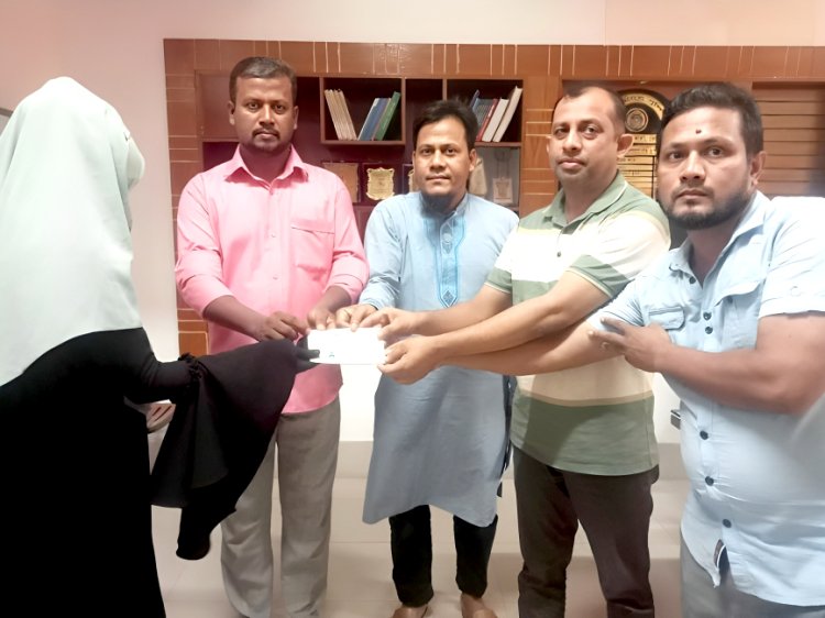 সহযোদ্ধার মৃত্যুতে পরিবারের পাশে দাঁড়িয়েছে মানবতার সেবায় বন্ধু মহল