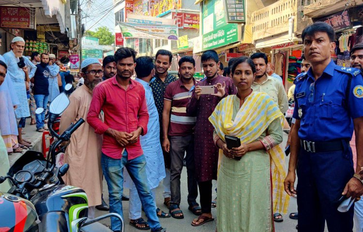 বোরহানউদ্দিনে অবৈধ পার্কিংয়ের বিরুদ্ধে ভ্রাম্যমাণ আদালতের অভিযান