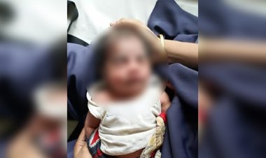 বাজারের ব্যাগে কাঁদছিল নবজাতক