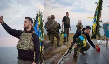 স্নেক আইল্যান্ডে জেলেনস্কি