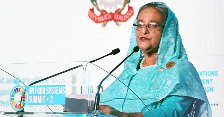 জাতিসংঘ খাদ্য সম্মেলনে প্রধানমন্ত্রীর ৫ দফা প্রস্তাব