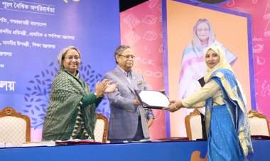 রাষ্ট্রপতি গুণী শিক্ষক সম্মাননা পেলেন লালমোহনের নাহার