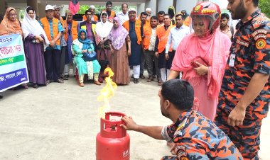 লালমোহনে আন্তর্জাতিক দুর্যোগ প্রশমন দিবস পালিত