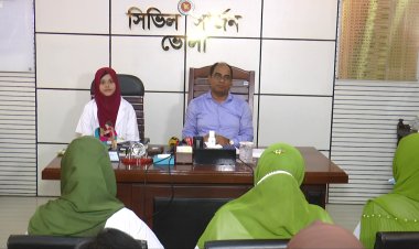 ভোলায় সিভিল সার্জন হলেন দ্বাদশ শ্রেণির শিক্ষার্থী তানহা
