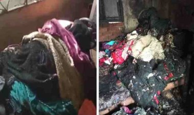 বসতঘরে স্ত্রী-সন্তানদের রেখে আগুন, অতঃপর...