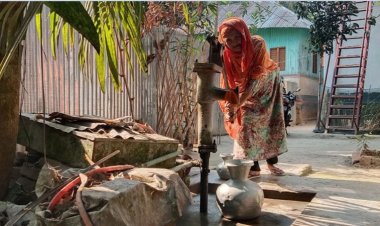 তীব্র তাপপ্রবাহে পানির জন্য হাহাকার