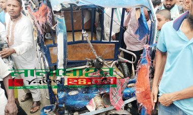 লালমোহনে বাস-অটোরিকশার মুখোমুখি সংঘর্ষে আহত-৫