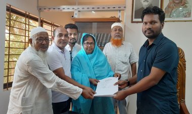 মনপুরায় মহিলা ভাইস চেয়ারম্যান পদে মনোনয়ন দাখিল করলেন আমেনা বেগম