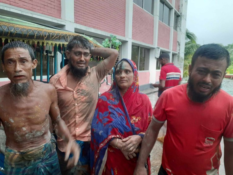 চরফ্যাশনে জমি বিরোধের জেরে হামলায় নারীসহ আহত ৫