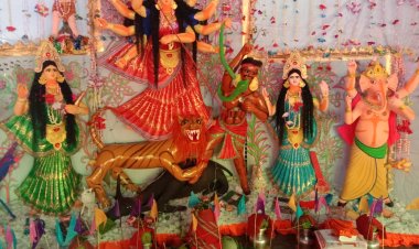 মনপুরায় ১১ মন্ডপে শারদীয় দুর্গোৎসব