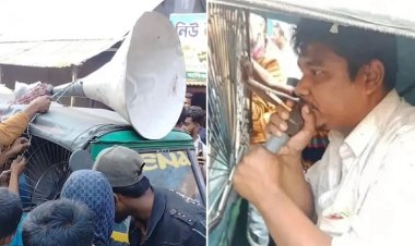 সিএনজির ব্যাটারি চুরি করায় মাইক ভাড়া করে গালি!